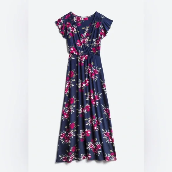 women's knit midi dress Everlane Scoop-Neck Midi Dress In Pointelle Knit In Deep Navy, Size Large, Cotton main image 0